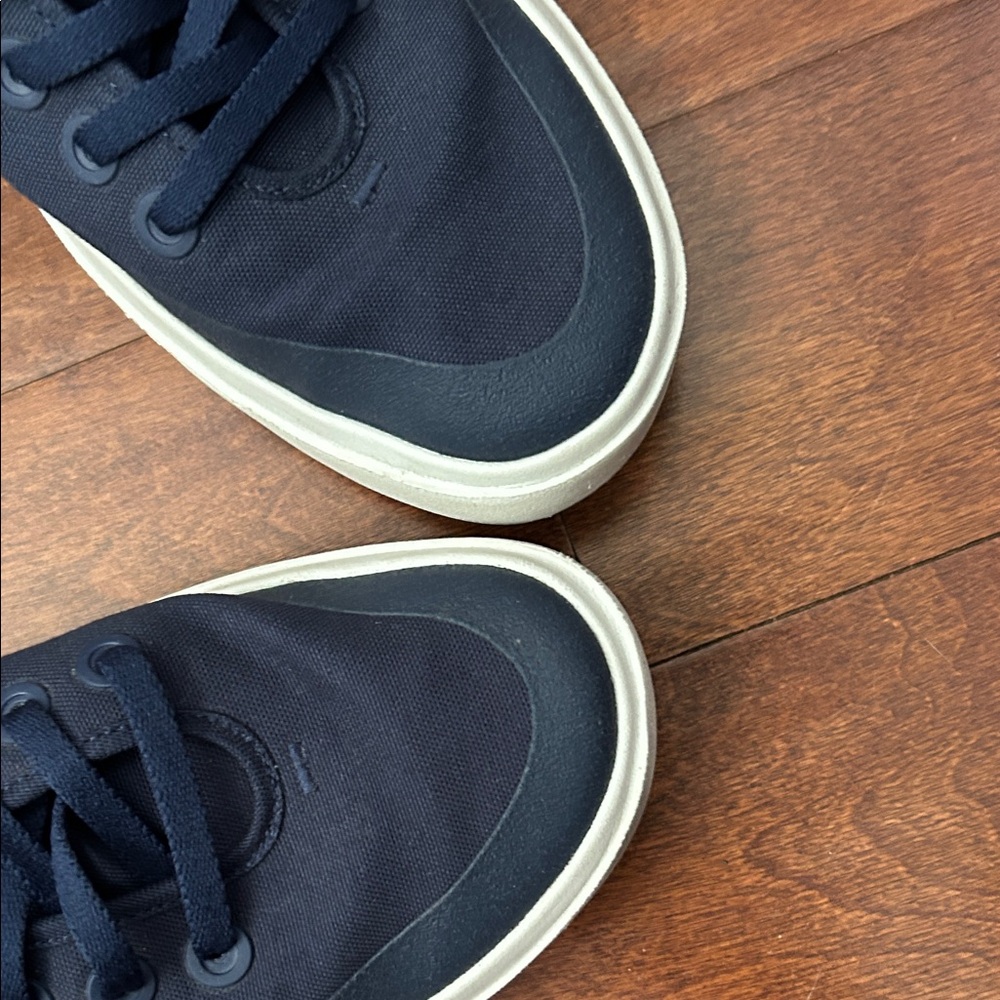 allbirds Men's Navy Low-Top Canvas Sneakers, Size 12.5 - Picture 4 of 12